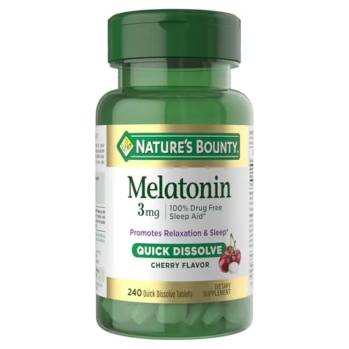 Nature's Bounty Melatonin 3mg Review: Sleep Aid Supplement