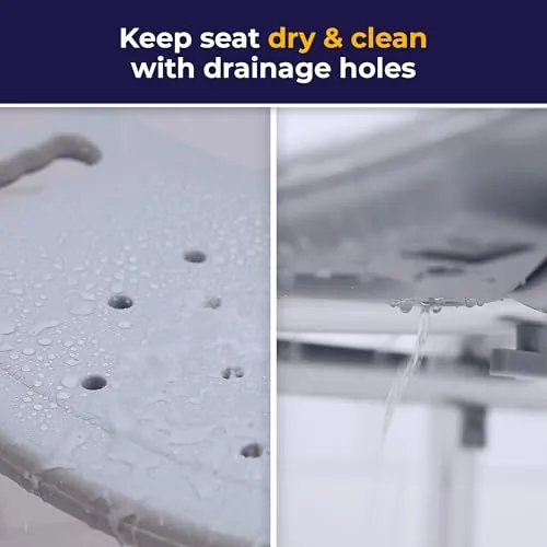 Drive Medical Shower Chair with Back Review image 6