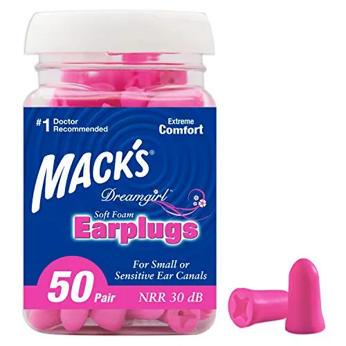 Mack's Dreamgirl Earplugs Review: Small Sleep E...
