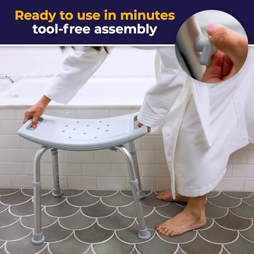 Drive Medical Shower Chair Review: Adjustable Bath Seat image 3