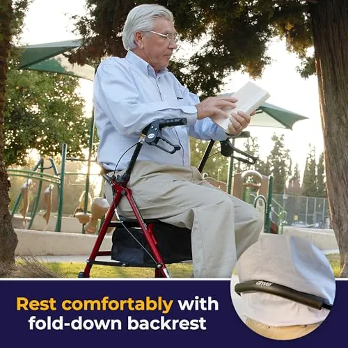 Drive Medical Rollator Walker with Seat Review image 6