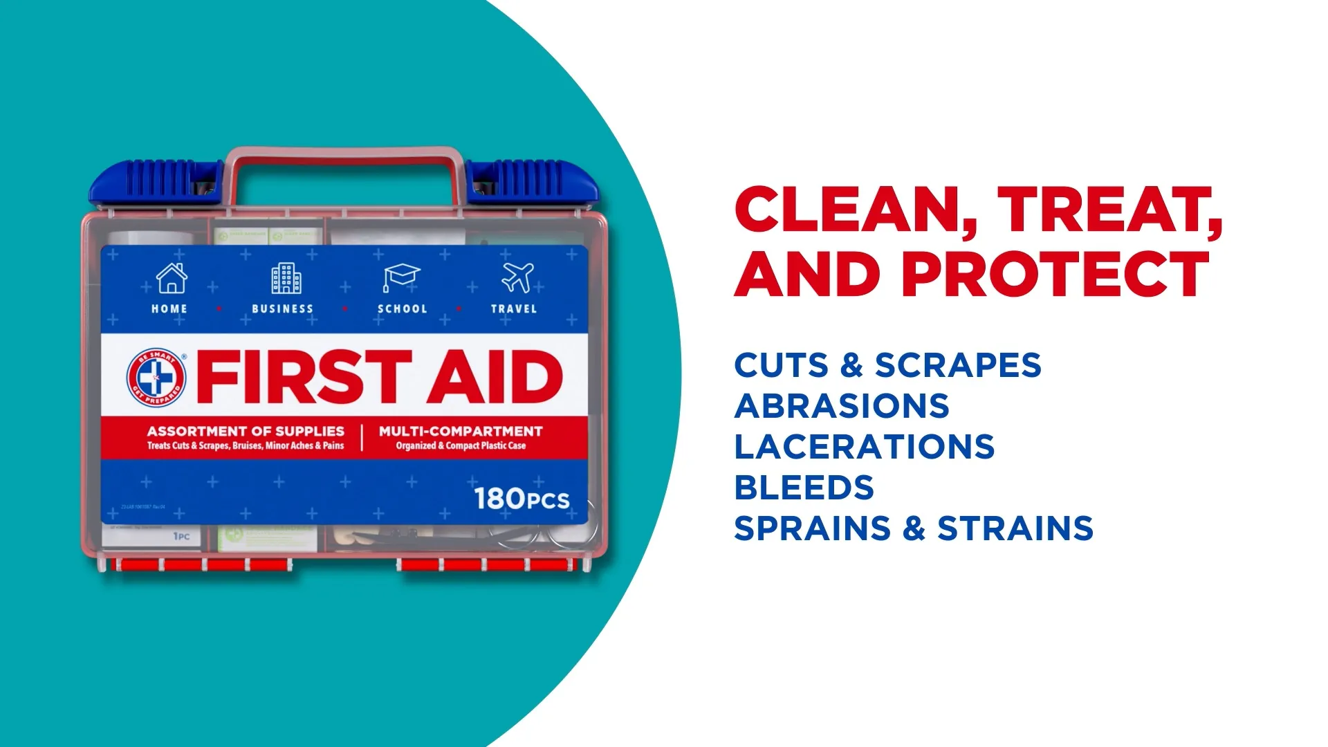 Be Smart Get Prepared 180 Piece First Aid Kit Review image 7