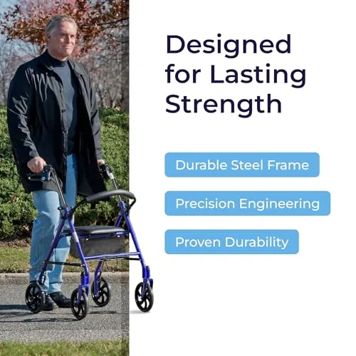 Drive Medical Rollator Walker Review: Seat, Support, Value image 5
