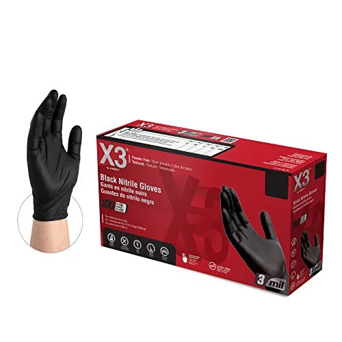 X3 Black Nitrile Gloves Review: Food Prep and Cleaning