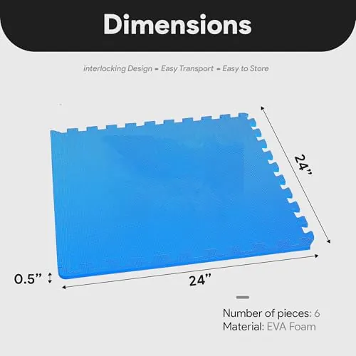 BalanceFrom Puzzle Exercise Mat Review: Home Gym Flooring image 5