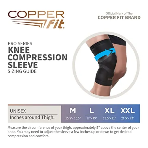 Copper Fit Pro Series Knee Compression Sleeve Review image 3