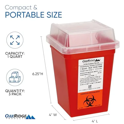 Oakridge 1 Quart Sharps Container Review image 2