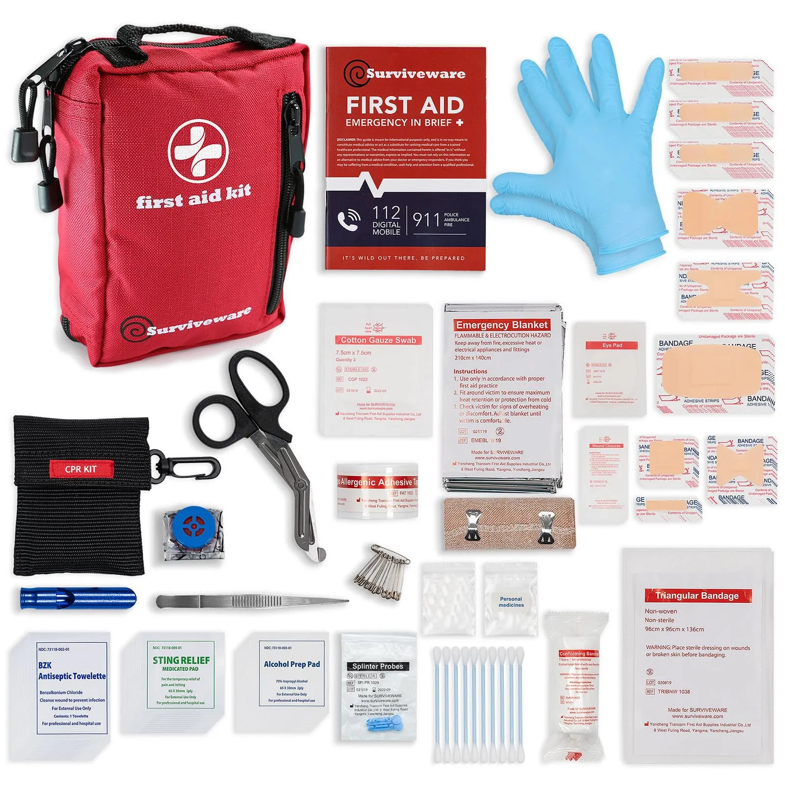 Surviveware 98 Pcs First Aid Kit Review image 8