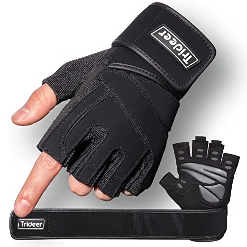 Trideer Workout Gloves Review: Lifting Grip and Wrist Support