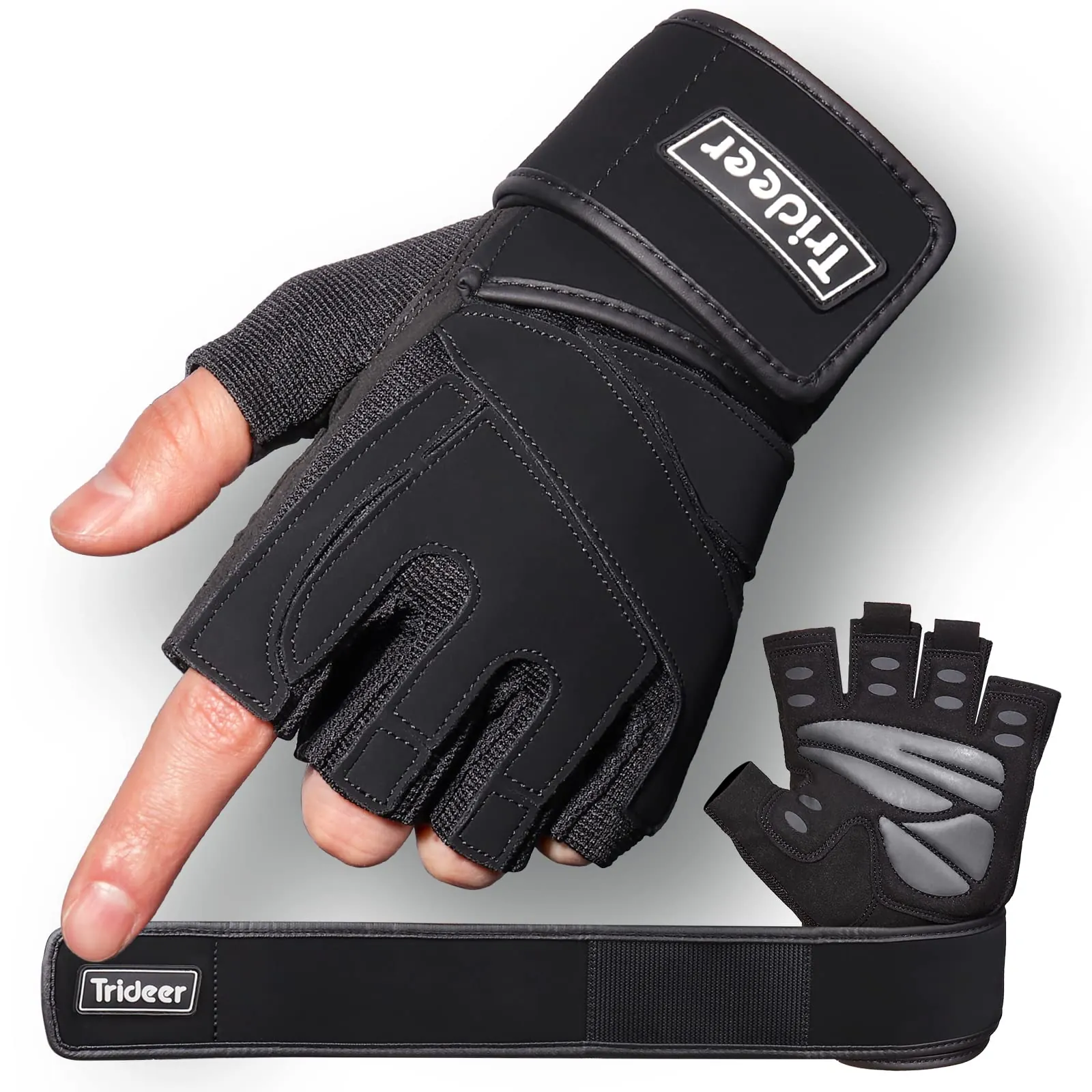 Trideer Workout Gloves Review: Lifting Grip and Wrist Support image 8