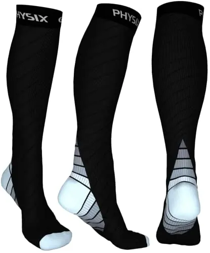 Physix Gear Compression Socks Review: 20-30 mmHg Support