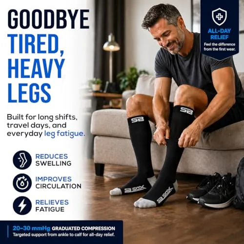 SB SOX Compression Socks Review: 20-30mmHg Daily Support image 2