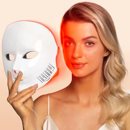 NEWKEY LED Face Mask Review: Red and Blue Light Therapy