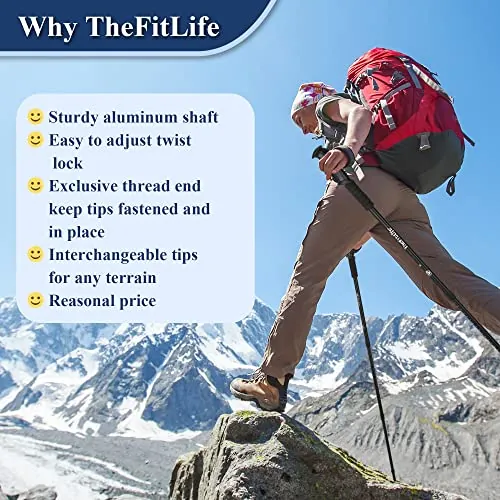 TheFitLife Nordic Walking Trekking Poles Review image 3