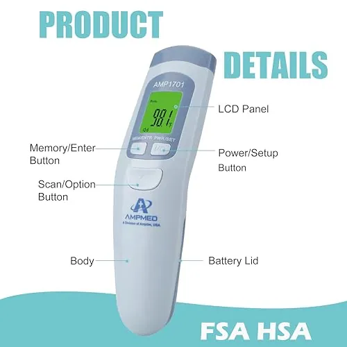 Amplim AmpMed Forehead Thermometer Review image 2