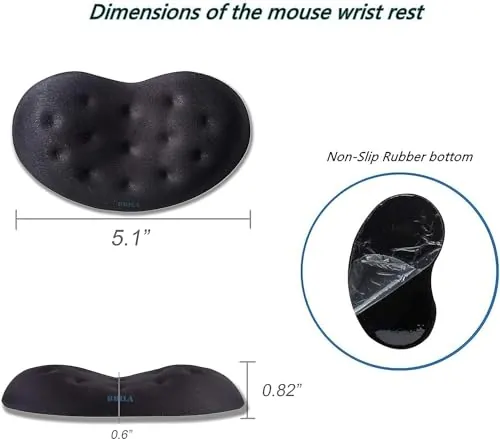 BRILA Mouse Wrist Rest Review: Ergonomic Memory Foam image 5