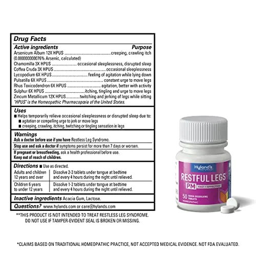 Hyland's Restful Legs PM Review: Nighttime Sleep Support image 2