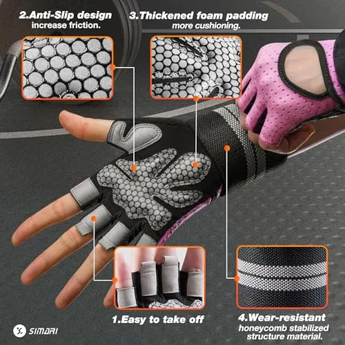 SIMARI Workout Gloves Review: Grip, Wrist Support and Value image 2