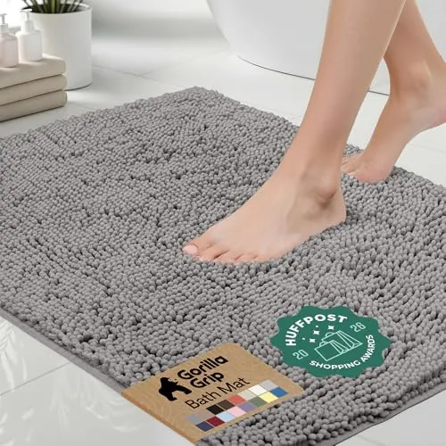 GORILLA GRIP Bath Rug Mat Review: Soft Absorbent Bath Mat image 2