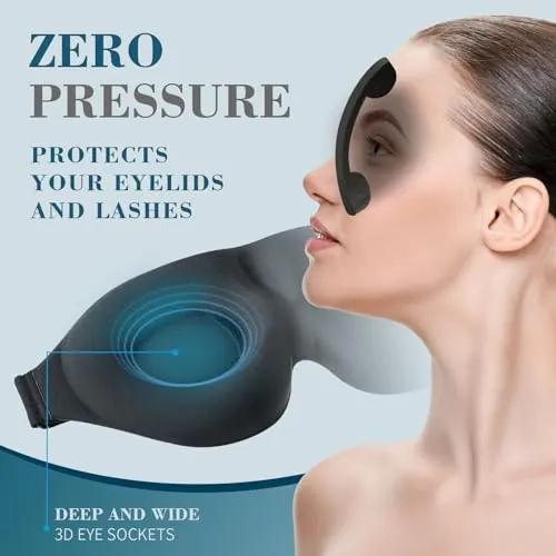 ZGGCD Sleep Mask Review: Side Sleeper Blackout Eye Mask image 4