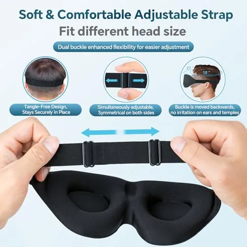 ZGGCD Sleep Mask Review: Side Sleeper Blackout Eye Mask image 6