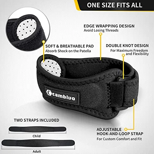 CAMBIVO Patella Tendon Knee Straps Review image 2