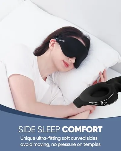 MZOO Sleep Mask Review: Light Blocking for Side Sleepers image 3