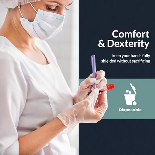 MED PRIDE Medical Vinyl Examination Gloves Review image 6