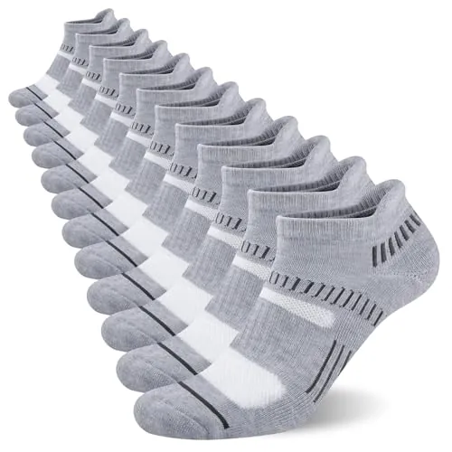 COOPLUS Mens Ankle Socks Review: Cushioned Athletic Fit