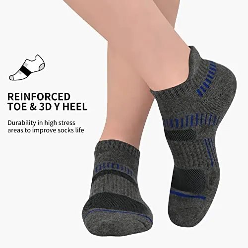 COOPLUS Mens Ankle Socks Review: Cushioned Athletic Fit image 5