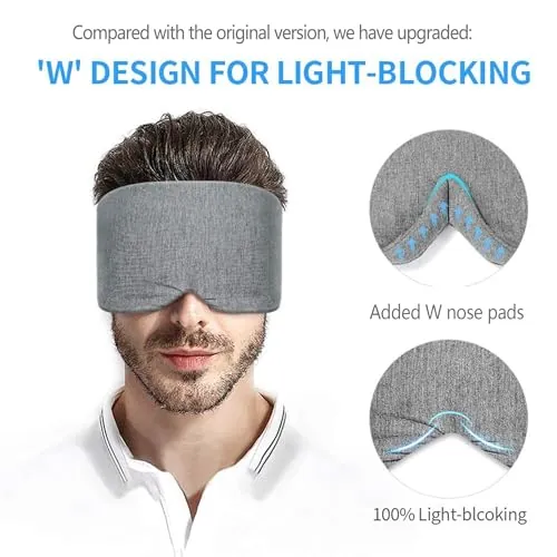 FRESHME Cotton Sleep Eye Mask Review for Side Sleepers image 2