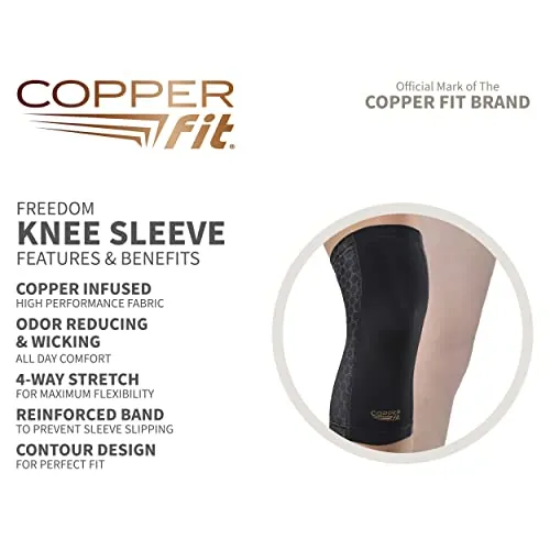 Copper Fit Freedom Knee Compression Sleeve Review image 2