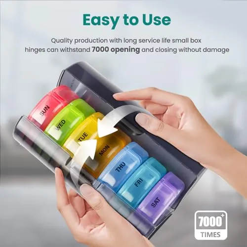 Sukuos Large Weekly Pill Organizer Review image 4