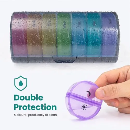 Sukuos Large Weekly Pill Organizer Review image 5