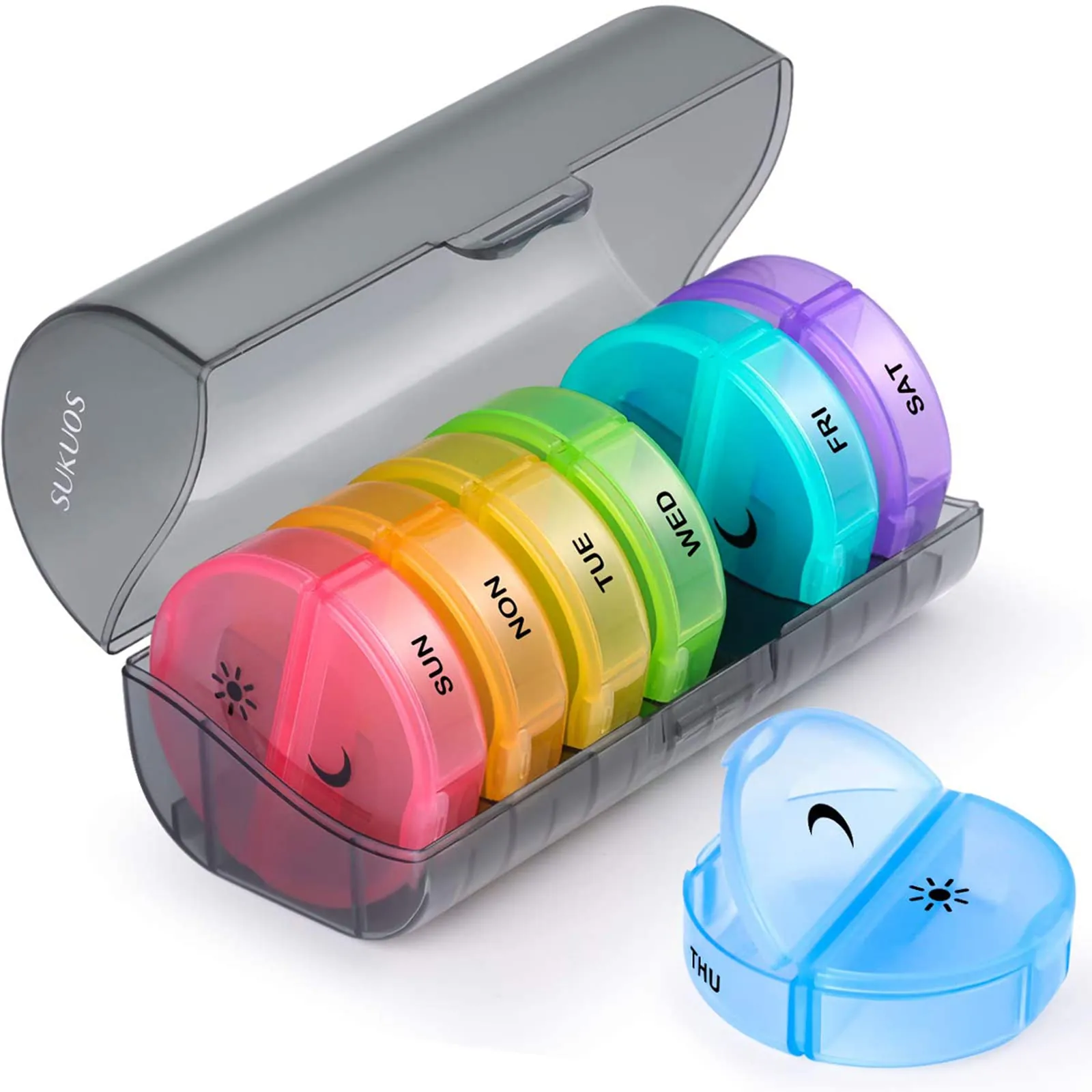 Sukuos Large Weekly Pill Organizer Review image 8