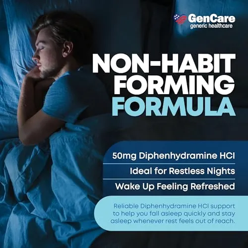 GenCare Sleep Aid Review: Diphenhydramine Softgels for Sleep image 3