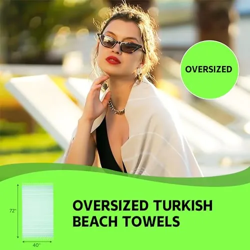 HAVLULAND Turkish Beach Towel Review for Travel and Sauna image 4
