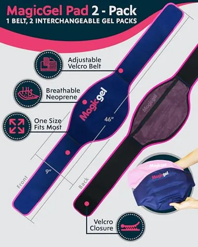 Magic Gel Ice Pack Review: Back Hot and Cold Therapy Wrap image 3