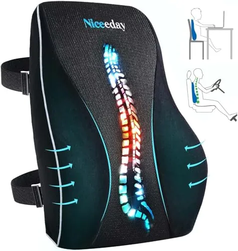 Niceeday Lumbar Support Pillow Review: Office and Car Use image 2