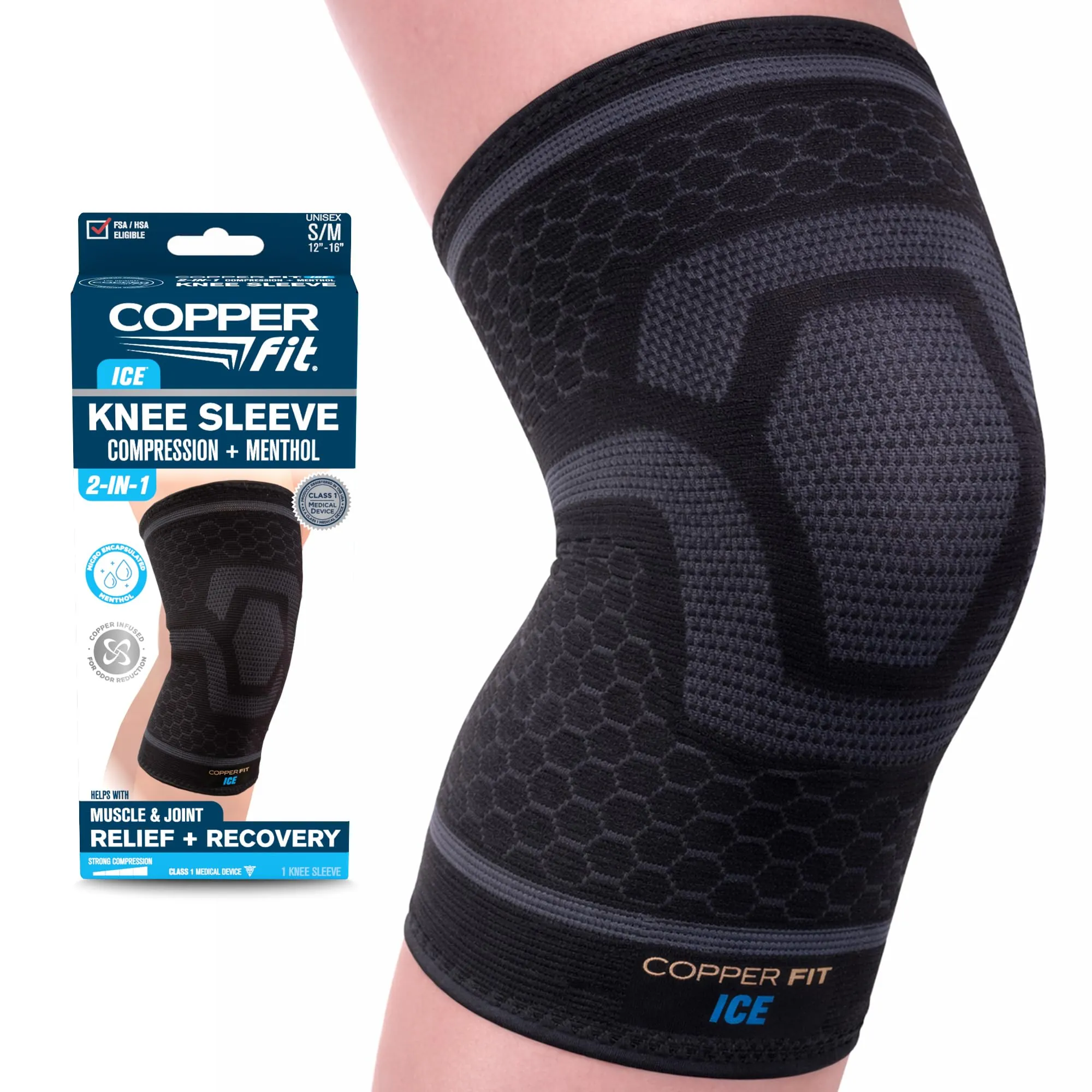 Copper Fit ICE Knee Compression Sleeve Review image 8