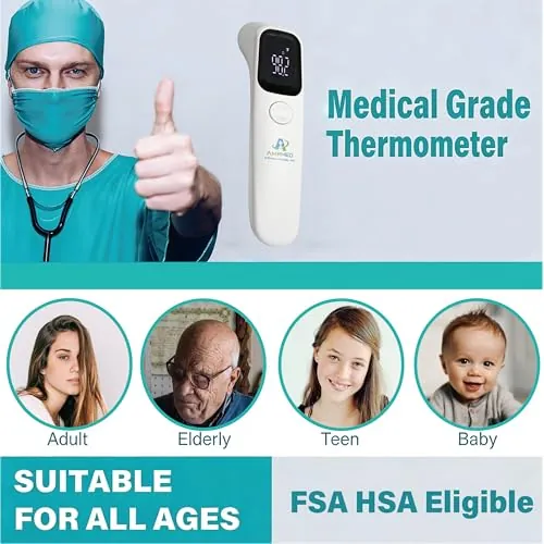 Amplim No Touch Thermometer Review: Forehead Fever Checks image 3