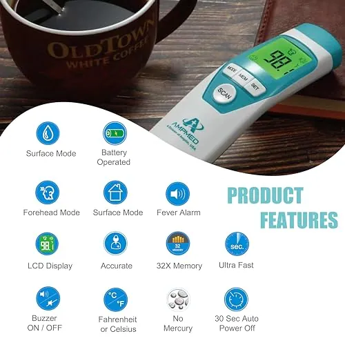 Amplim AmpMed Thermometer Review: Non-Contact Fever Checks image 2