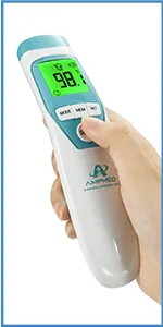 Amplim AmpMed Thermometer Review: Non-Contact Fever Checks image 9