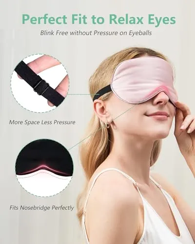 BeeVines Sleep Mask Review: Silk Blackout Eye Mask image 3