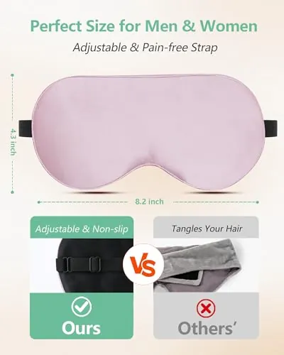 BeeVines Sleep Mask Review: Silk Blackout Eye Mask image 4