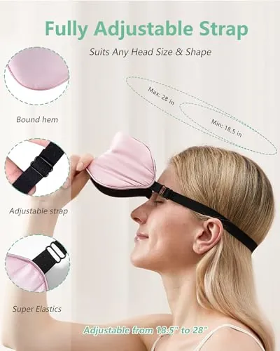 BeeVines Sleep Mask Review: Silk Blackout Eye Mask image 5