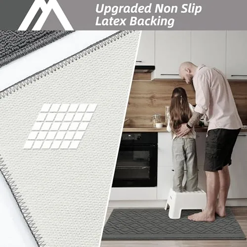 COSY HOMEER Kitchen Rug Mats Review: Washable Set image 4