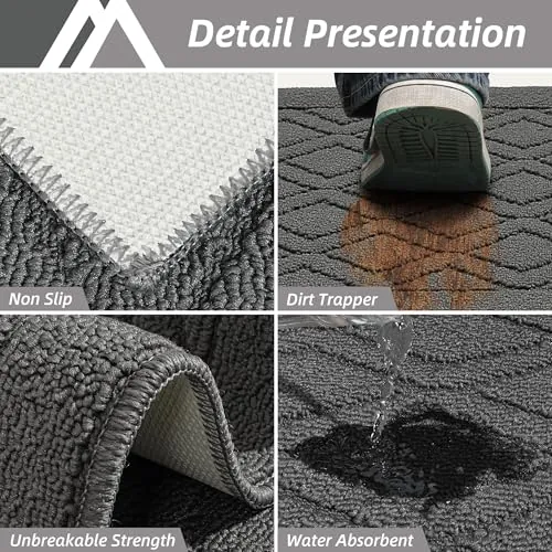 COSY HOMEER Kitchen Rug Mats Review: Washable Set image 5