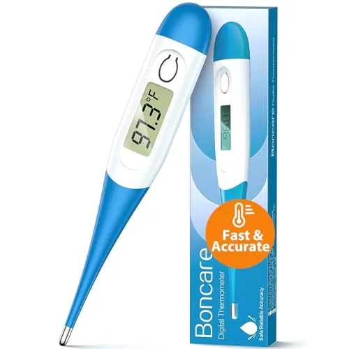 Boncare 10 Seconds Oral Thermometer for Adults...