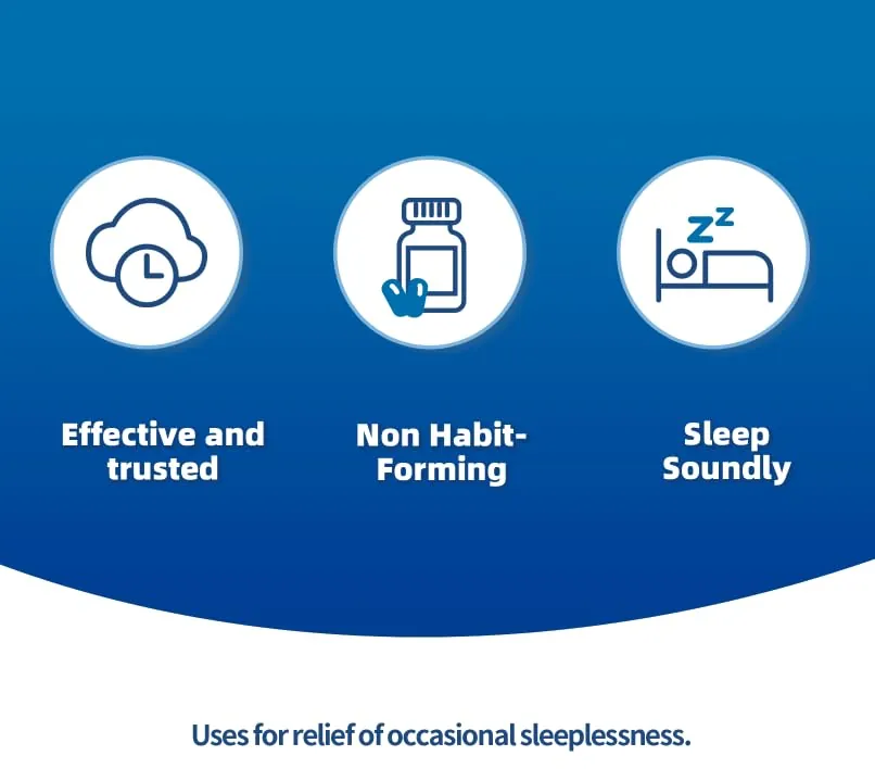 RXZELL Sleep Aid Review: Diphenhydramine Sleep Support image 2